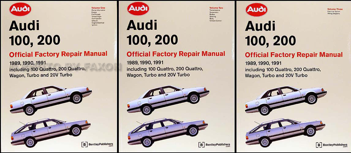 download AUDI 100 AUDI 200 Years workshop manual