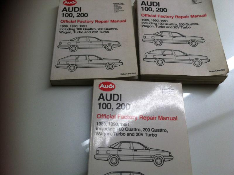 download AUDI 100 AUDI 200 Years workshop manual