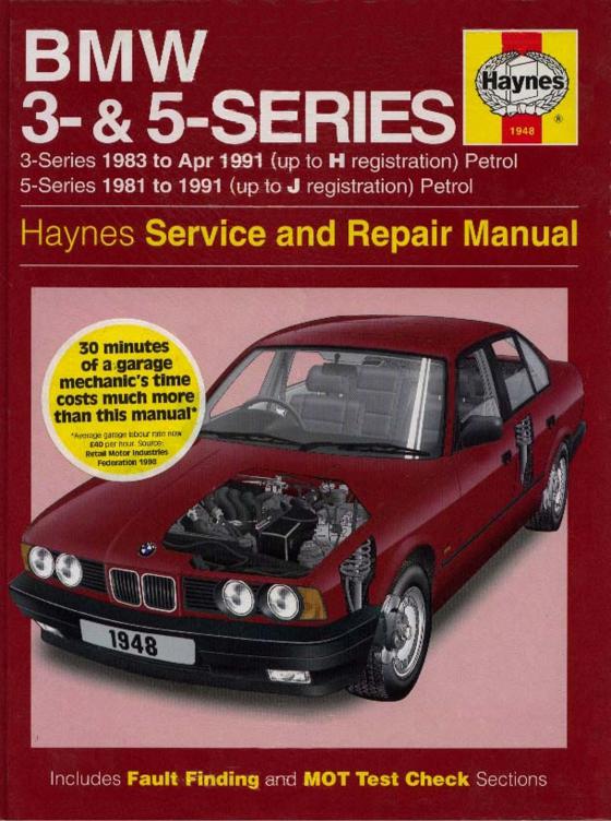 download BMW 5 E28 E34 81 91 workshop manual