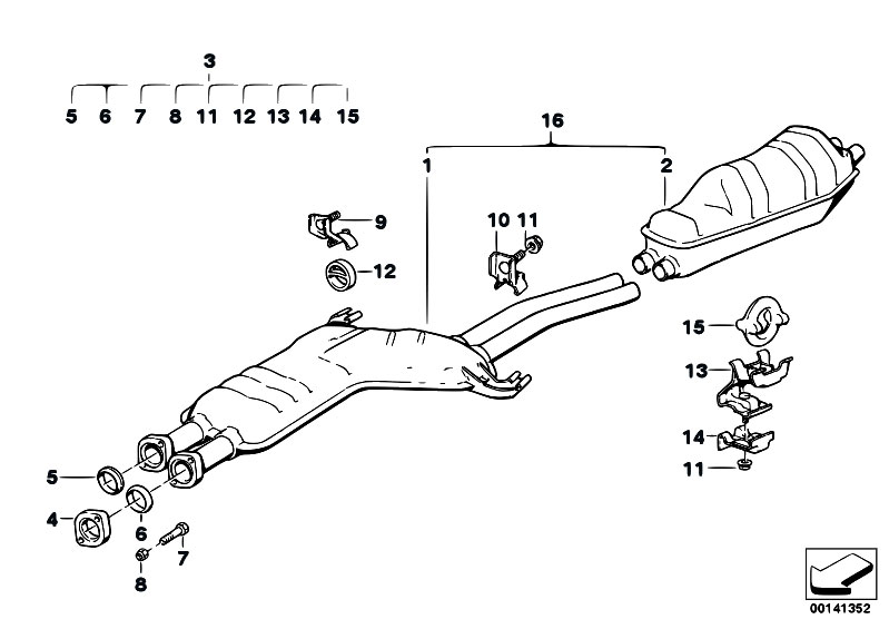 download BMW 535I E34 workshop manual