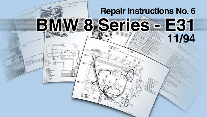 download BMW 8 e31 workshop manual