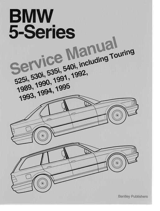 download Bentley BMW 5 e34 525i 530i 535i 540i workshop manual