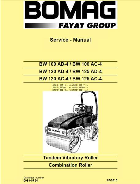 download Bomag BW55E instruction able workshop manual