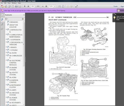 download CHRYSLER JEEP 42RE AUTO Automatic Transmission workshop manual