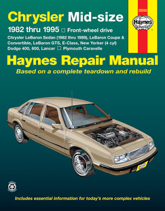 download CHRYSLER LEBARON workshop manual