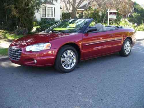 download CHRYSLER SEBRING workshop manual