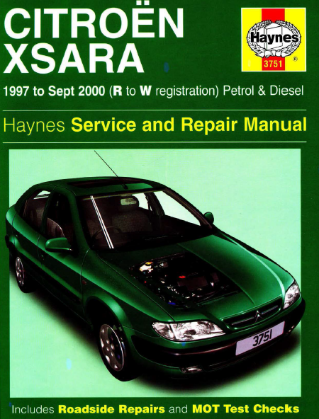 download CITROEN XSARA workshop manual