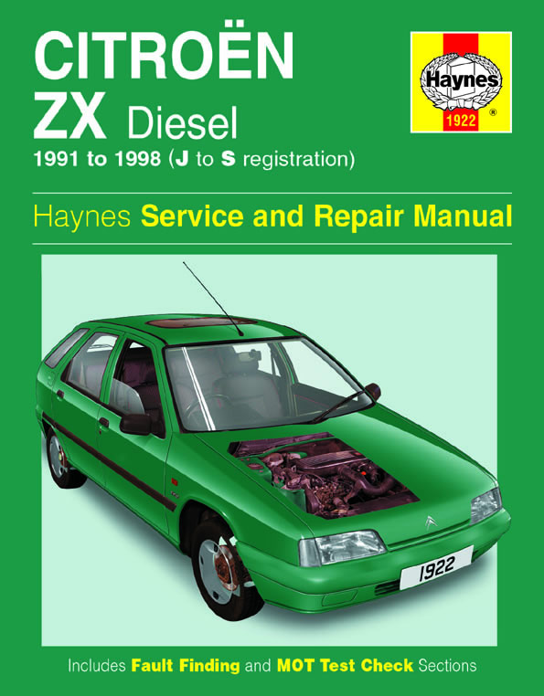 download CITROEN ZX 91 98 workshop manual