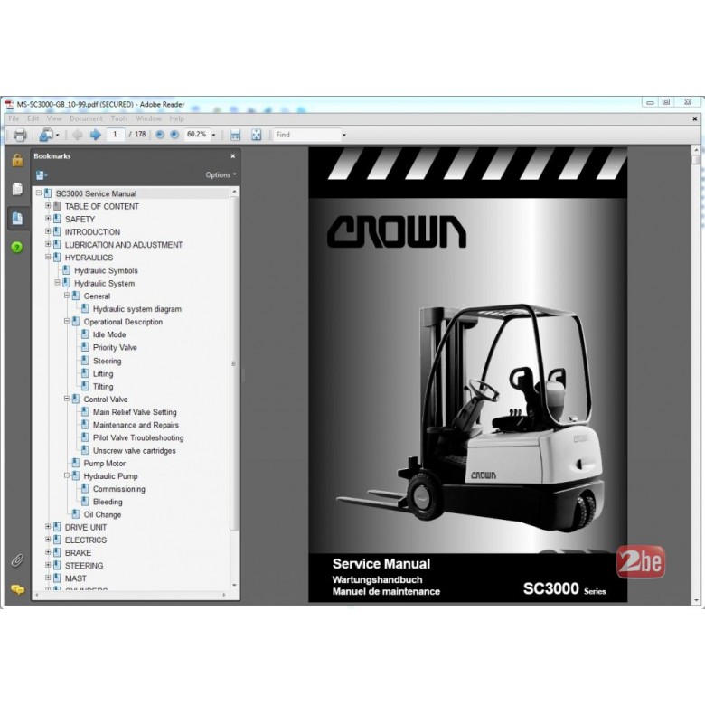 download CROWN Lift Truck ESR4000 able workshop manual