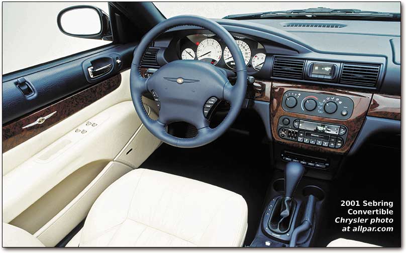 download Chrysler Dodge JR Sebring Stratus Sedan Sebring Convertible workshop manual