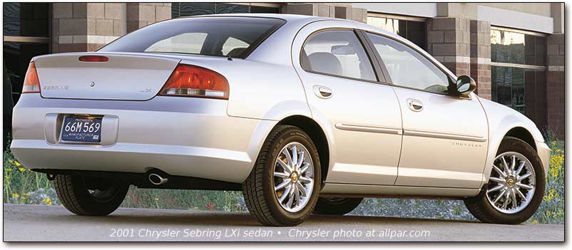 download Chrysler Sebring Sedan workshop manual