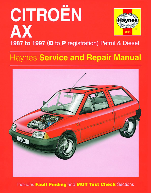 download Citroen AX workshop manual