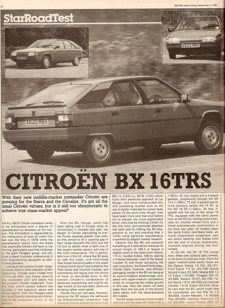 download Citroen BX workshop manual