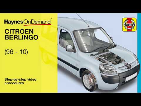 download Citroen Berlingo Peugeot Partner workshop manual