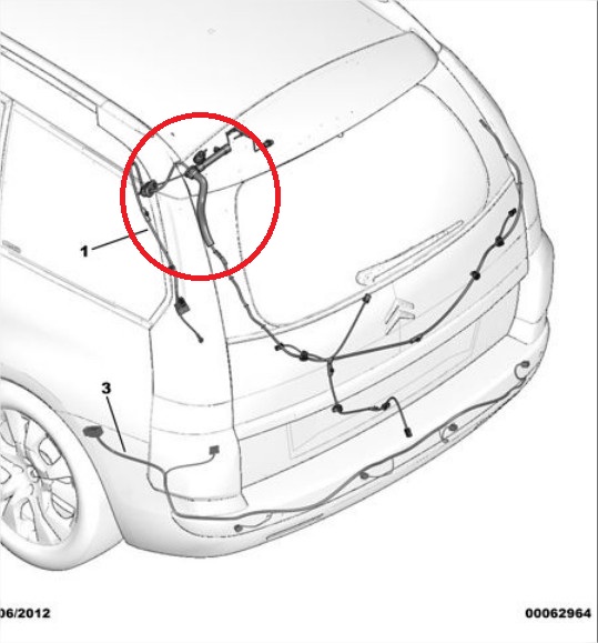 download Citroen C4 Picasso wire s in workshop manual