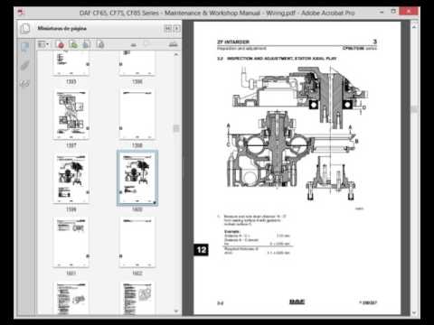 download DAF CF 65 75 85 Trucks workshop manual