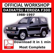download Daihatsu Feroza F300 workshop manual
