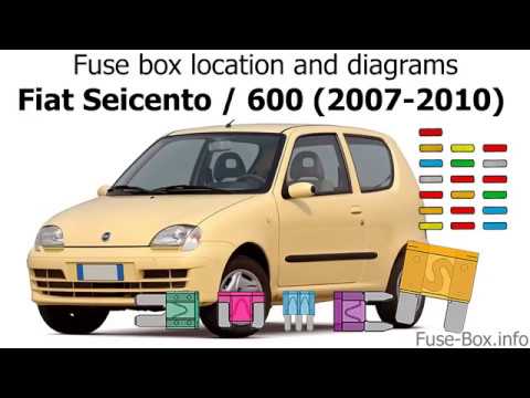 download FIAT 600 SEICENTO workshop manual