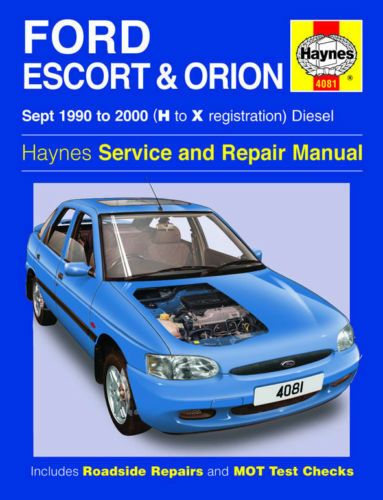 download Ford Escort Orion workshop manual