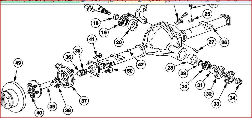 download Ford Exp REAR AXLE NOISE workshop manual