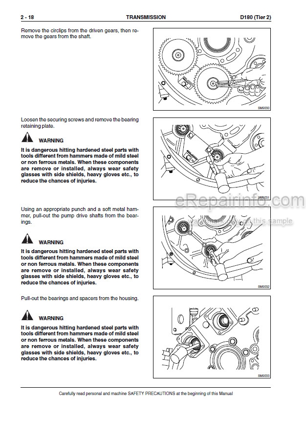 download Holland D180 Crawler Dozer able workshop manual