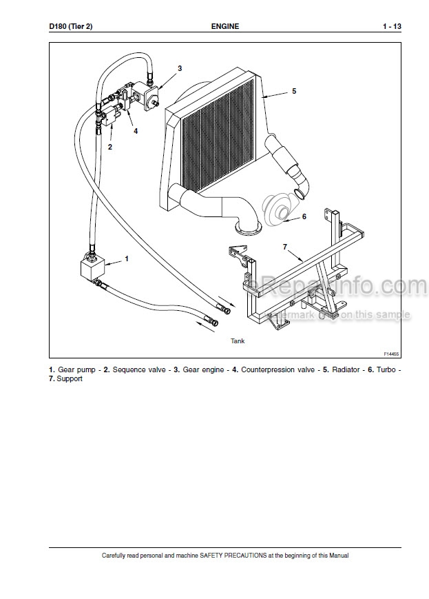 download Holland D180 Crawler Dozer able workshop manual