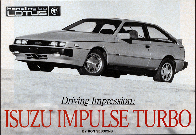 download ISUZU IMPULSE workshop manual