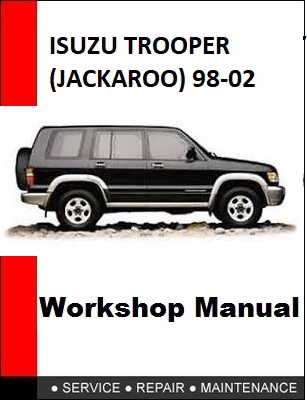 download ISUZU TROOPER HOLDEN JACKAROO workshop manual