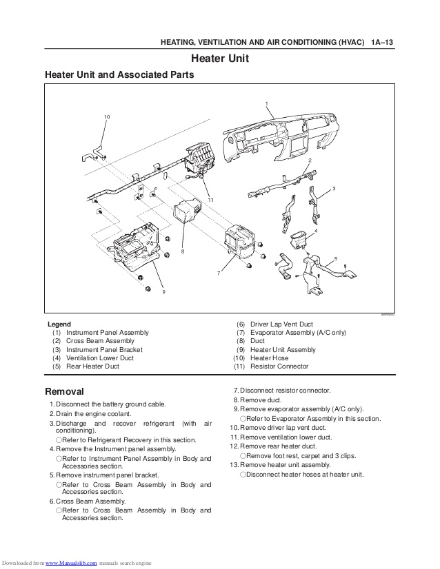 download Isuzu Holden Rodeo Ra Tfr Tfs Manua workshop manual