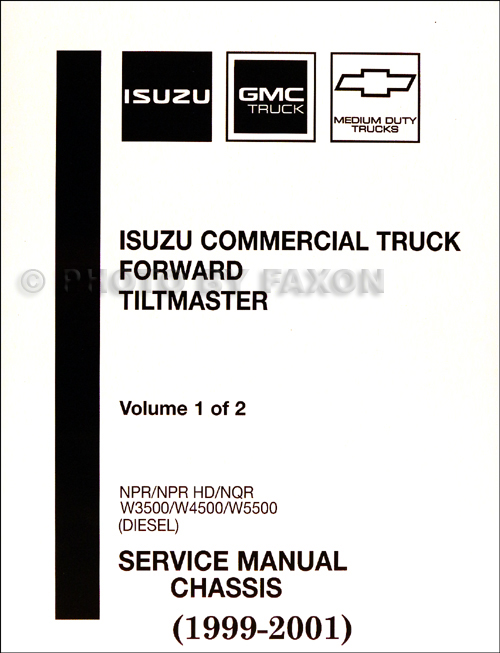 download Isuzu Npr Npr Hd Nqr W3500 W4500 W5500 Chassis Isuzu Truck Forward Tiltmaster Die workshop manual