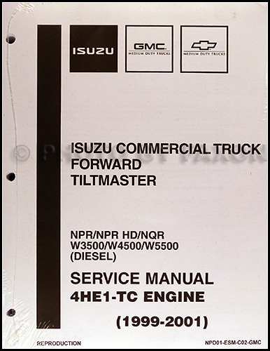 download Isuzu Npr Npr Hd Nqr W3500 W4500 W5500 Chassis Isuzu Truck Forward Tiltmaster Die workshop manual