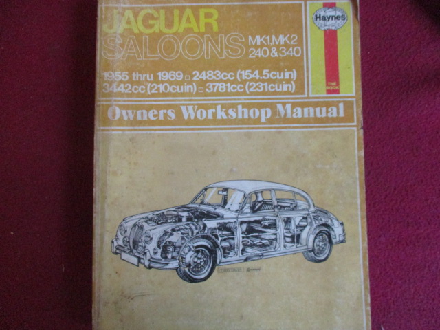 download JAGUAR SALOON MK1 MK2 240 340 workshop manual