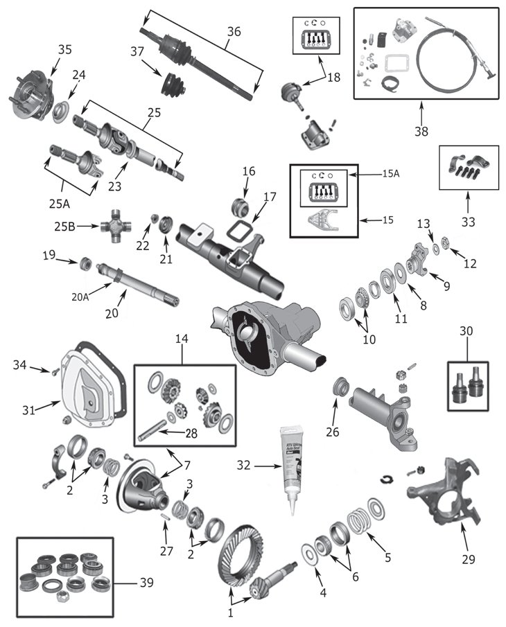 download JEEP CHEROKEE XJ Parts workshop manual