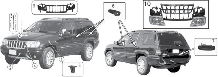 download JEEP GRand CHEROKEE WJ workshop manual