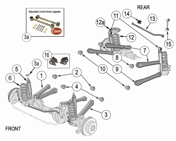 download JEEP WRANGLER TJ Parts workshop manual