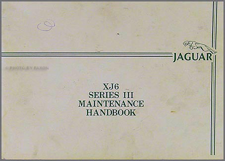 download Jaguar XJ6 workshop manual