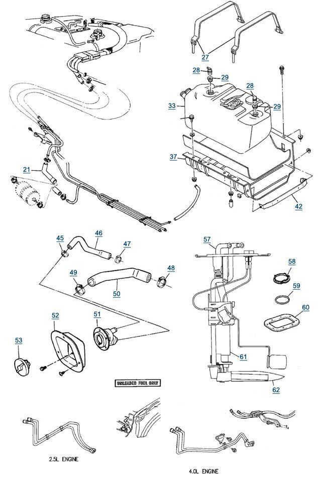 download Jeep TJ Wrangler Fuel System workshop manual