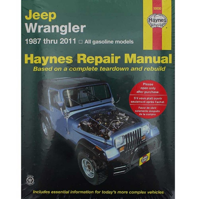 download Jeep Wrangler TJ Owner workshop manual