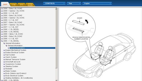 download KIA CERATO LD workshop manual