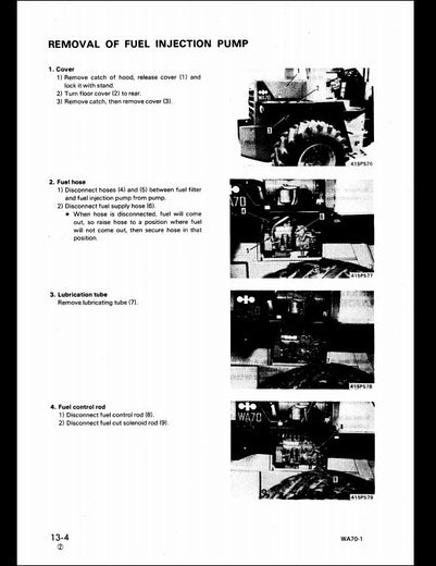 download KOMATSU WA70 1 Wheel Loader + Operation able workshop manual