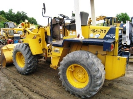 download Komatsu WA70 60 Loader able workshop manual