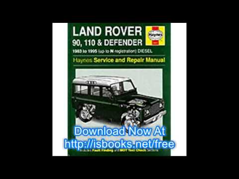 download Land Rover Defender 110 workshop manual