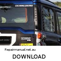 download MAHINDRA SCORPIO REV116 workshop manual