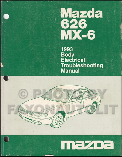 download MAZDA MX6 626 workshop manual