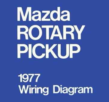 download MAZDA ROTARY PICKUP workshop manual