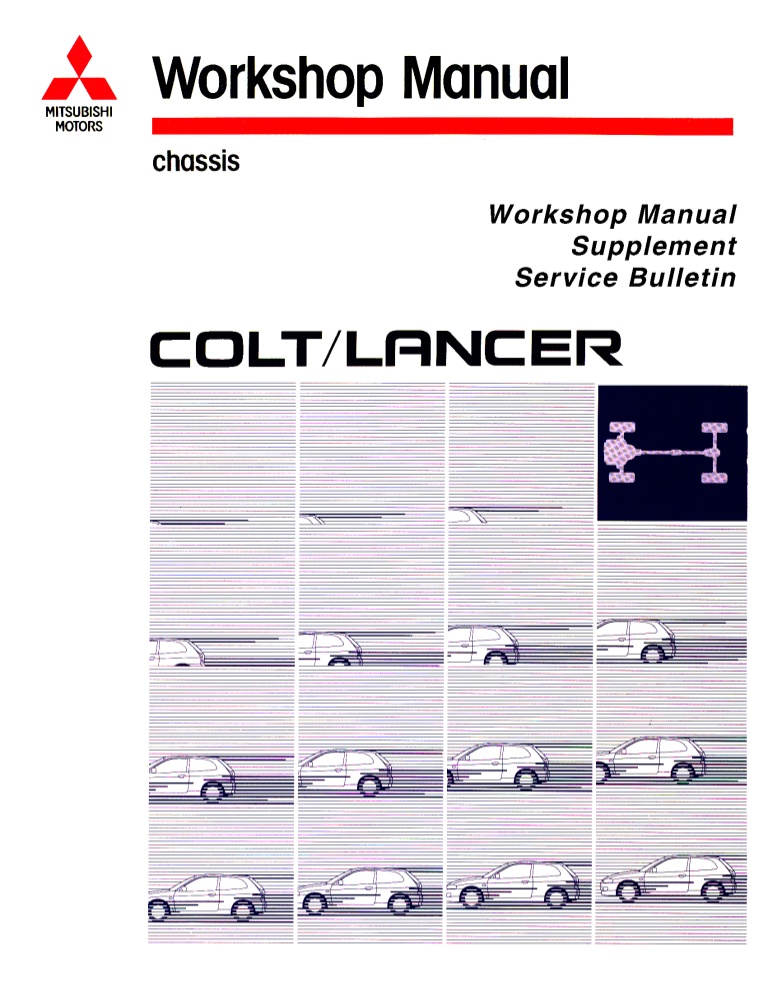 download MITSUBISHI COLT Lancer Manuals workshop manual