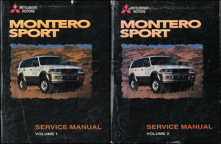 download MITSUBISHI MONTERO Sport workshop manual