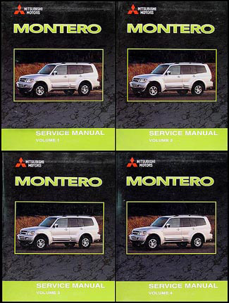 download MITSUBISHI MONTERO workshop manual