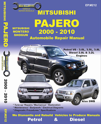 download MITSUBISHI PAJERO II workshop manual