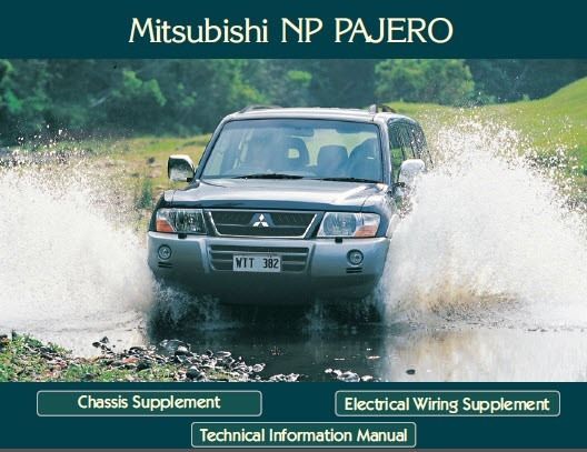 download MITSUBISHI PAJERO workshop manual